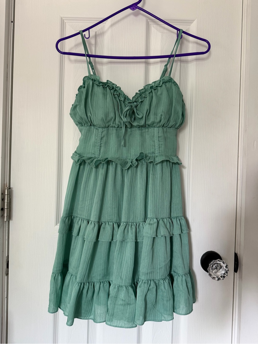 Wild Fable Mint Green Smocked Mini Dress